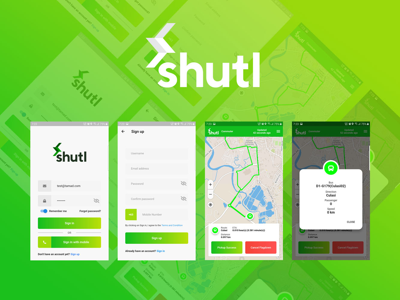 Shutl shuttle hailing app